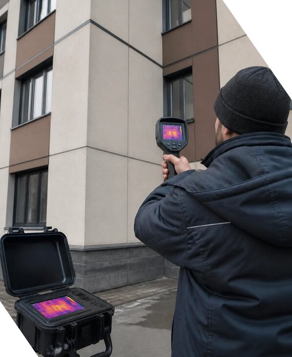 Тепловизионное обследование зданий и сооружений в Кемерово